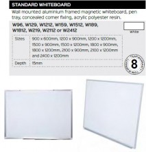 Standard Whiteboard Range And Specifications